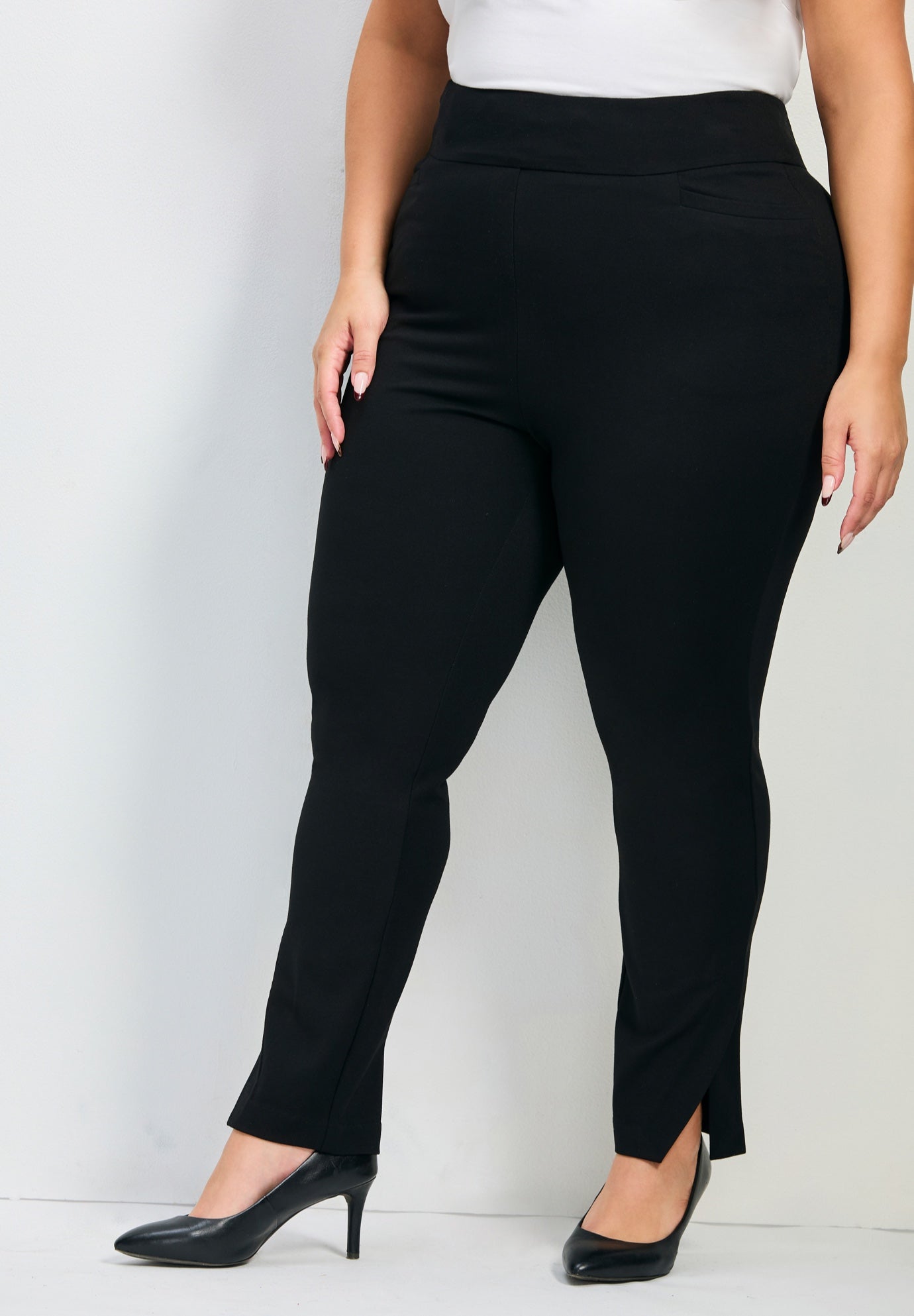 Eva Split Detail Ponte Pant image number 0