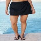 Taslon® Coverup Skirt with Built-In Brief image number null