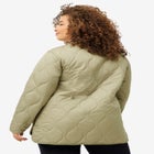 Quilted Snap Front Jacket image number null