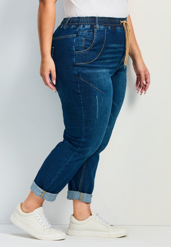 Taliah Denim Jogger image number 2