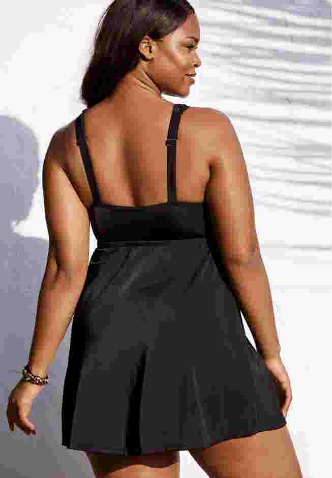 Beaded Macrame Swim Dress image number 1