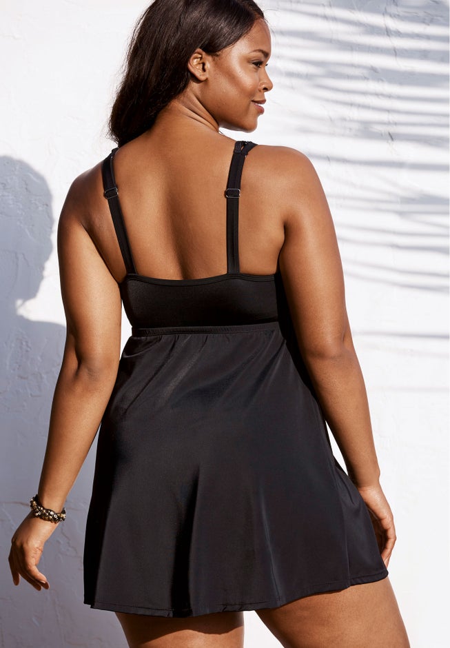 Beaded Macrame Swim Dress image number null