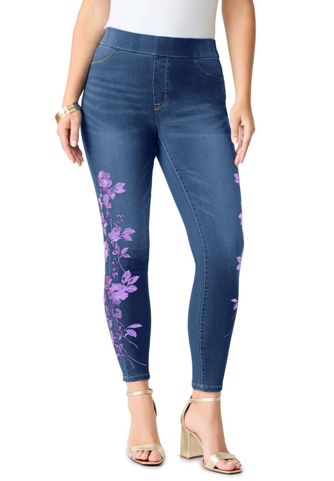 Plus Size 360° Stretch Jegging image number 2