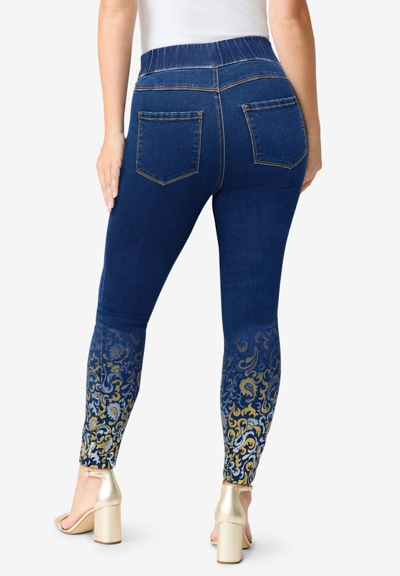 Plus Size 360° Stretch Jegging image number 1