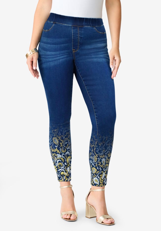 Plus Size 360° Stretch Jegging image number 2
