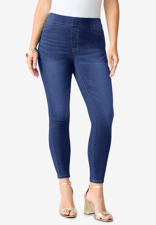 Plus Size 360° Stretch Jegging image number 2