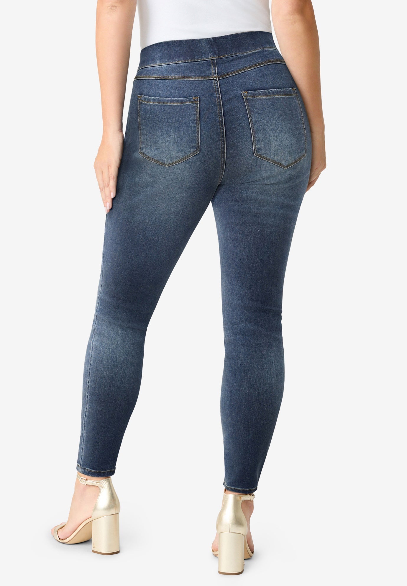 Plus Size 360&deg; Stretch Jegging image number 1