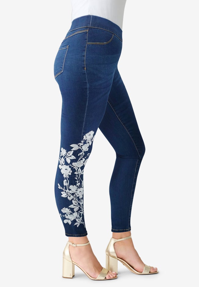 Plus Size 360° Stretch Jegging image number 0