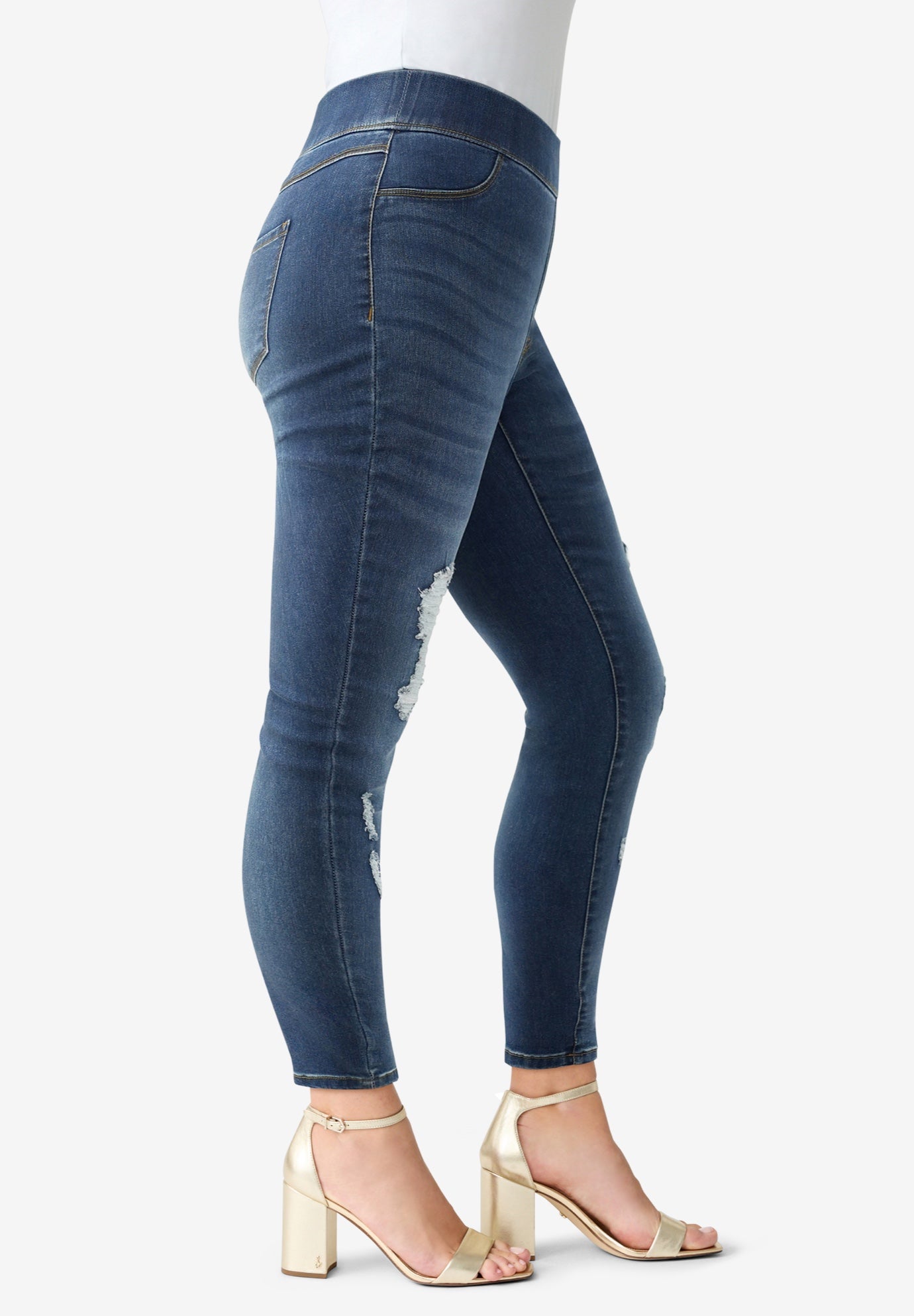 Plus Size 360&deg; Stretch Jegging image number 0