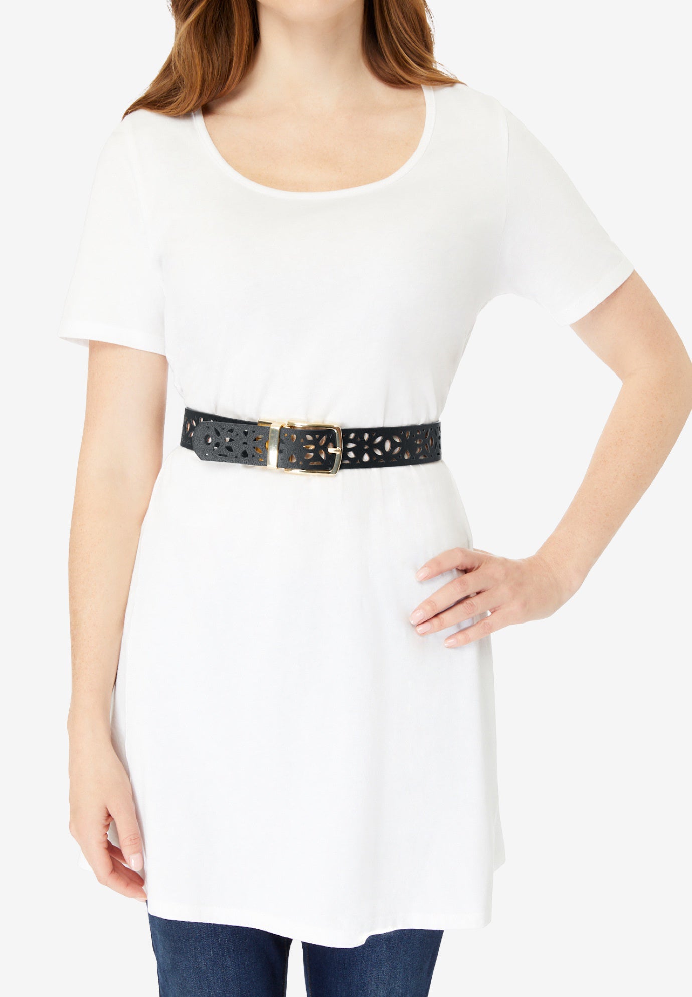 Reversible Laser Cut Belt image number 2