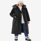 Long Hooded DTM Faux Down Parka Coat image number 0