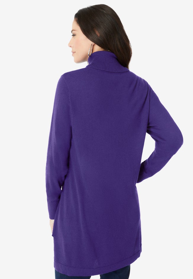 Plus Size CashMORE Turtleneck Sweater image number 2