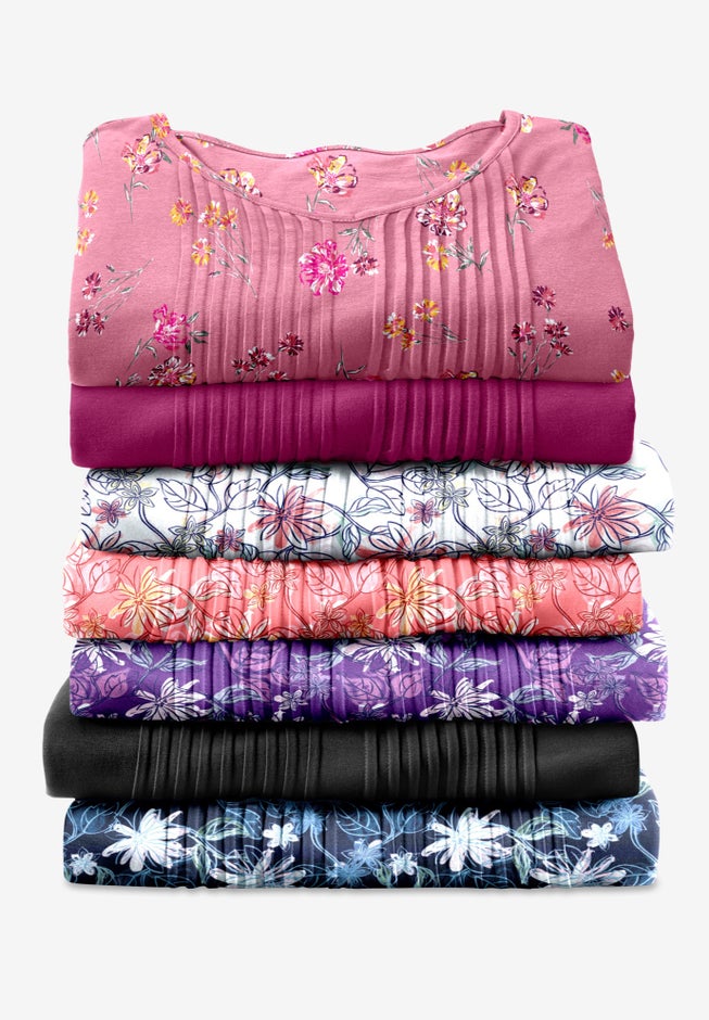 V-Neck Pintucked Tunic image number 4