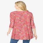 V-Neck Pintucked Tunic image number 1