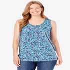 Perfect Printed Scoopneck Tank image number 0