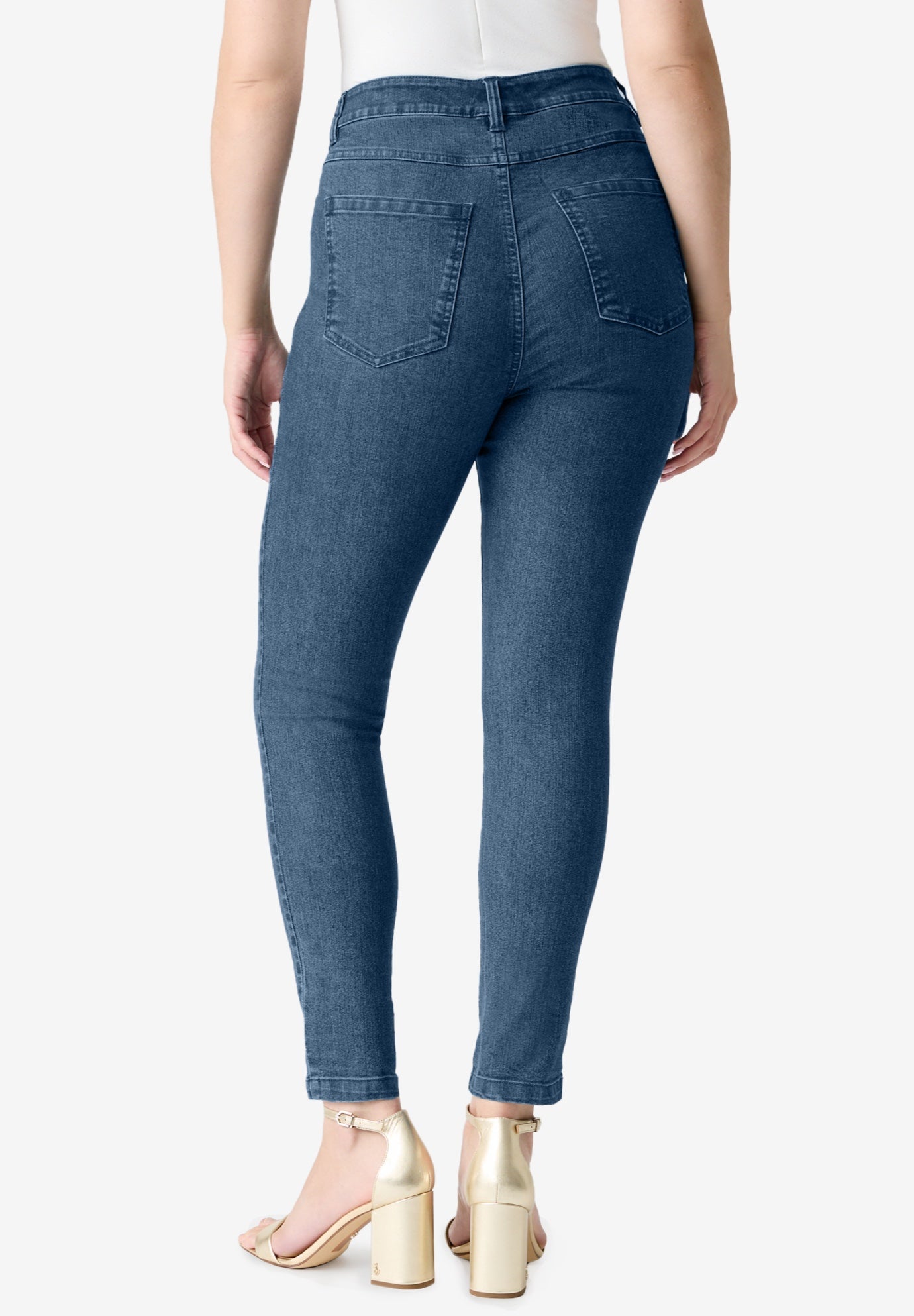 Plus Size Classic Stretch Slim Jean image number 2