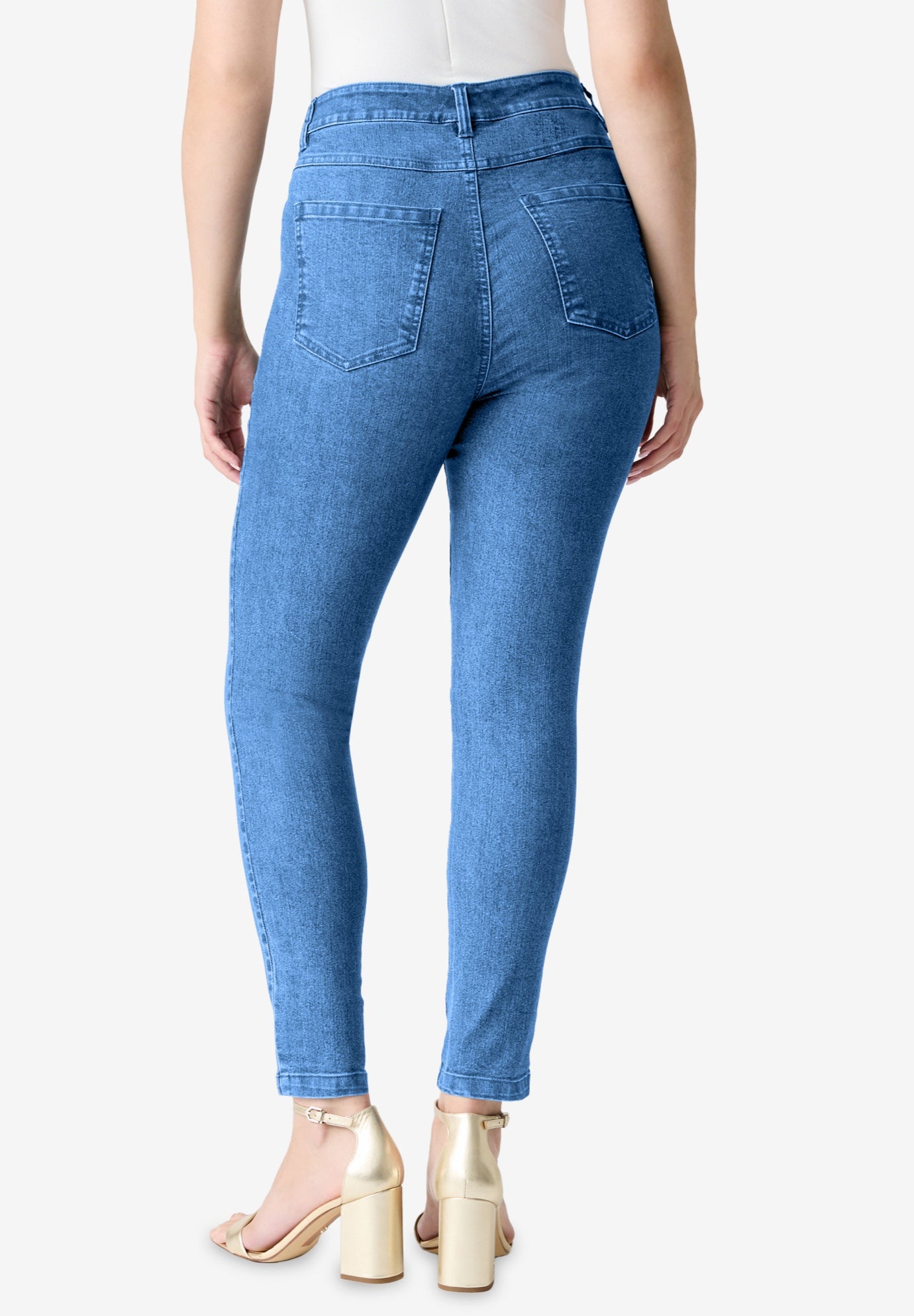 Plus Size Classic Stretch Slim Jean image number 2