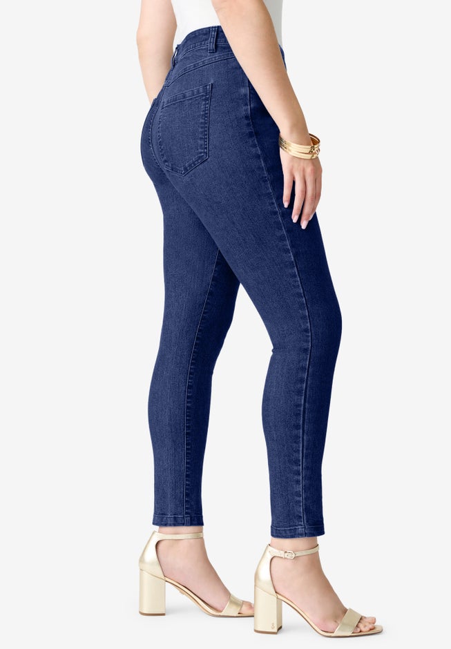 Plus Size Classic Stretch Slim Jean image number 3