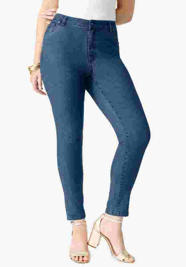 Plus Size Classic Stretch Slim Jean image number 0