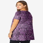 Plus Size Cotton Ultimate Scoopneck Swing Tunic image number null
