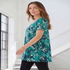 Plus Size Cotton Ultimate Scoopneck Swing Tunic image number 2