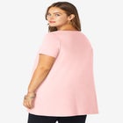 Plus Size Cotton Ultimate Scoopneck Swing Tunic image number null