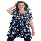 Plus Size Cotton Ultimate Scoopneck Swing Tunic image number null