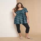 Plus Size Cotton Ultimate Scoopneck Swing Tunic image number null