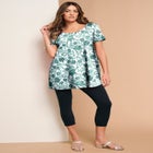 Plus Size Cotton Ultimate Scoopneck Swing Tunic image number 0