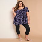 Plus Size Cotton Ultimate Scoopneck Swing Tunic image number null