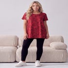 Plus Size Cotton Ultimate Scoopneck Swing Tunic image number 0