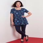 Plus Size Cotton Ultimate Scoopneck Swing Tunic image number 0