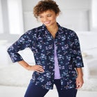 No Iron Three-Quarter Sleeve Peachskin Shirt image number null