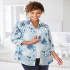 No Iron Three-Quarter Sleeve Peachskin Shirt image number null