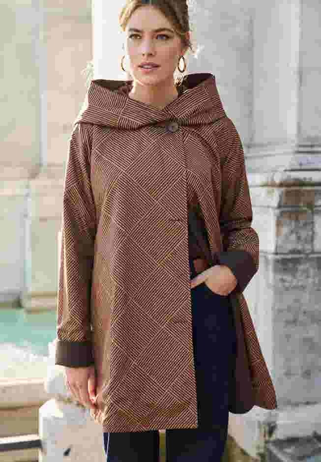 Reversible A-Line Raincoat image number 0