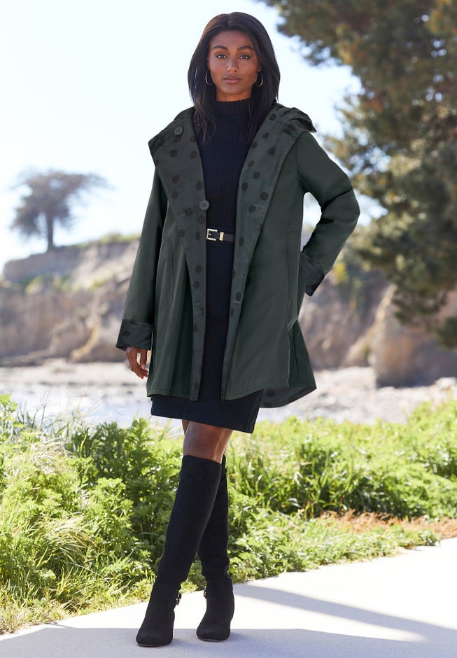 Reversible A-Line Raincoat image number 0