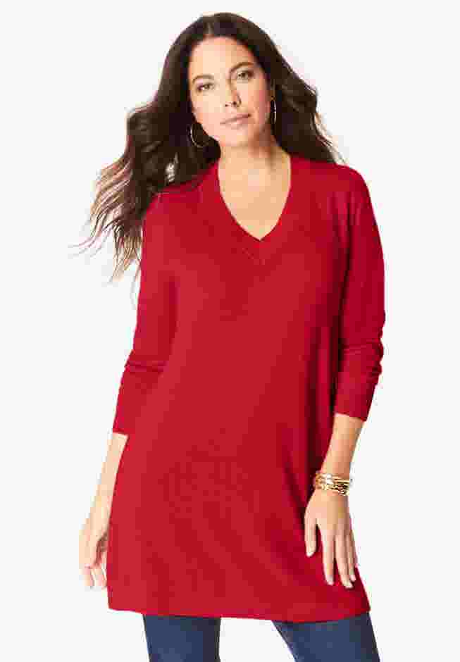 CashMORE V-Neck Sweater image number 0