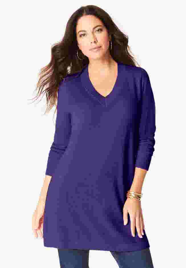 CashMORE V-Neck Sweater image number 0