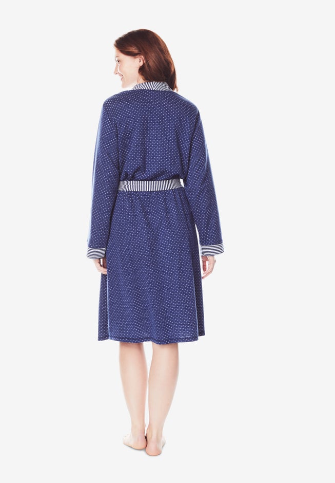 Heathered Knit Robe image number 1