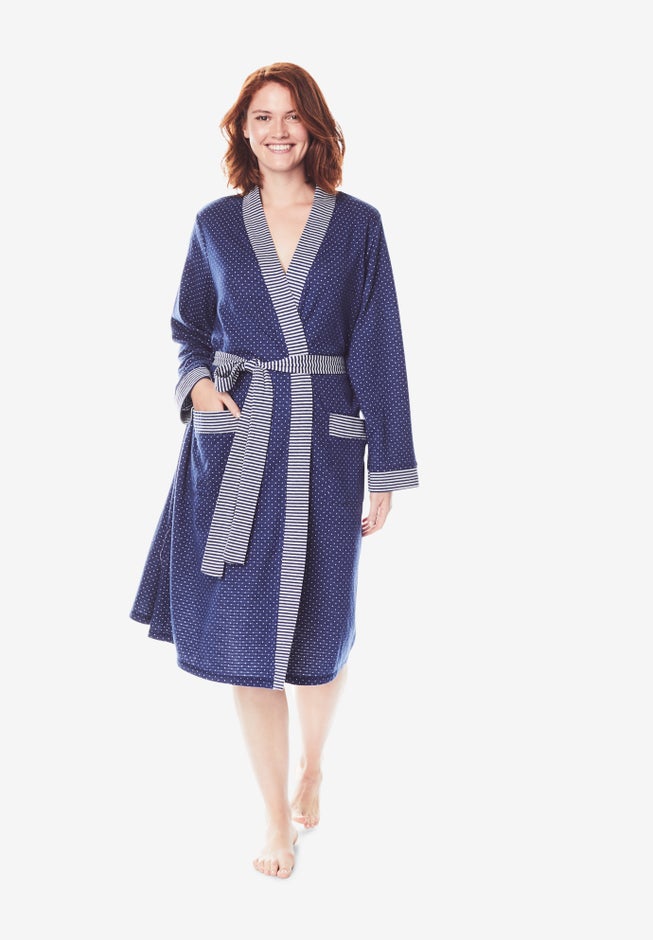 Heathered Knit Robe image number 0