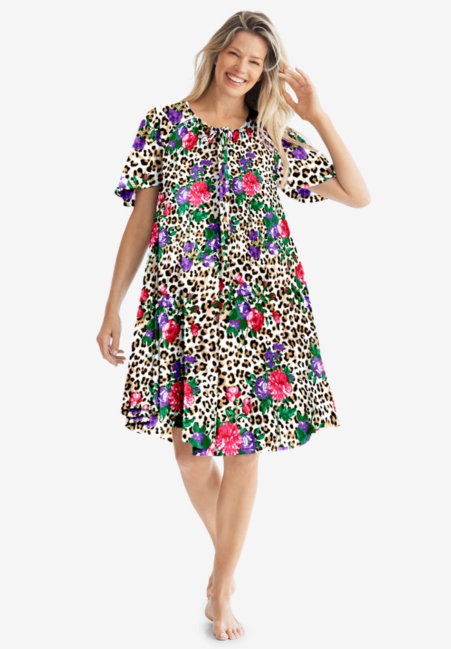 Short Sweeping Printed Lounger image number 0