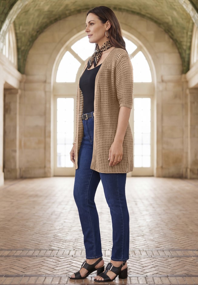 Crochet Long Cardigan image number 2