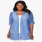 Crochet Long Cardigan image number null