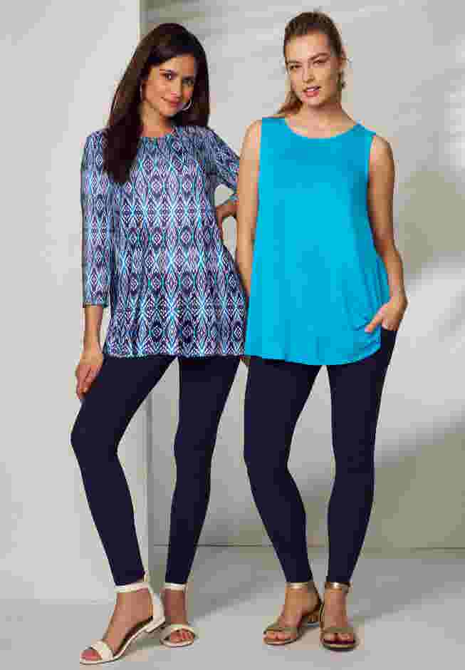 Stretch Knit Swing Tunic image number 3