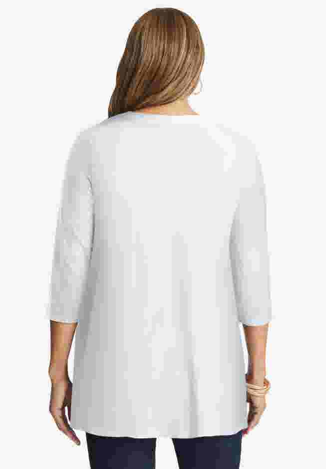 Stretch Knit Swing Tunic image number 1
