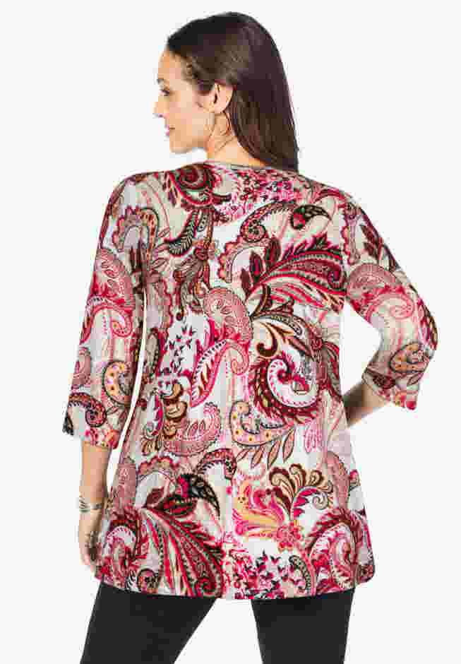 Stretch Knit Swing Tunic image number 2