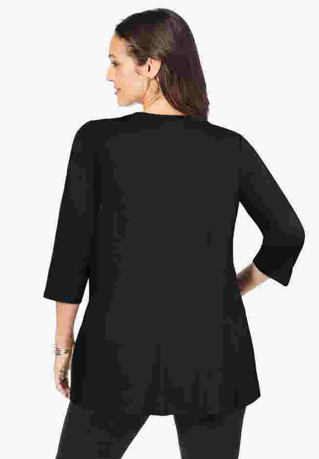 Stretch Knit Swing Tunic image number 1