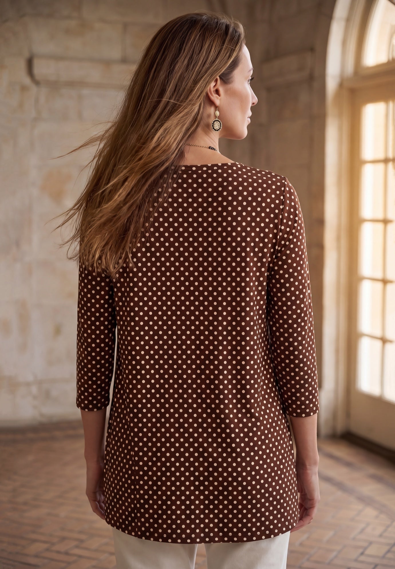 Stretch Knit Swing Tunic image number 1