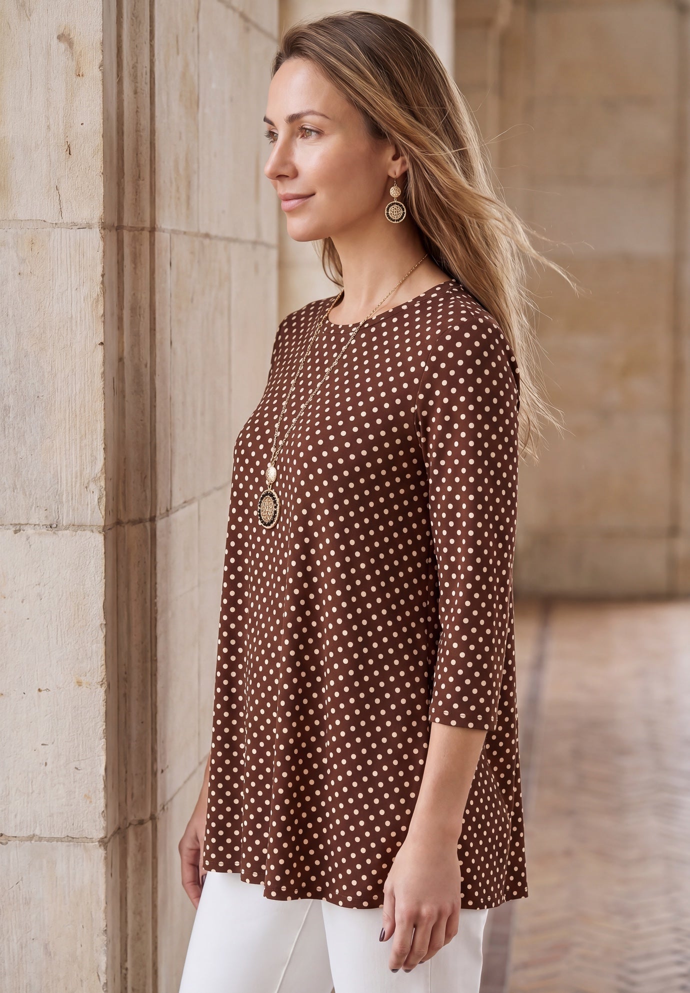 Stretch Knit Swing Tunic image number 2