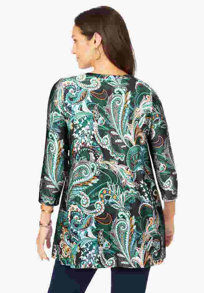 Stretch Knit Swing Tunic image number 1